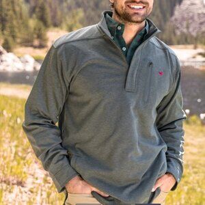 Southern Marsh FieldTec Ridgeway Performance Pullover Charcoal Large